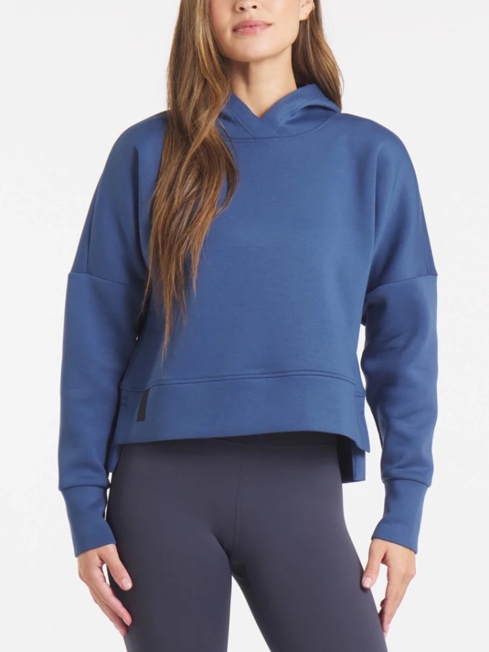 NWT UNRL LUX BREAK Scuba HOODIE IN CAVERN BLUE SIZE XS NEW WITH TAG WOMEN'S